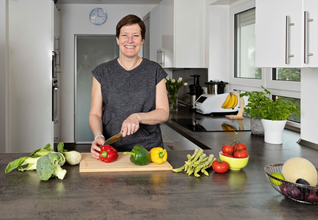 gesunde Ernährung, Wechseljahre, Frau, Gemüse