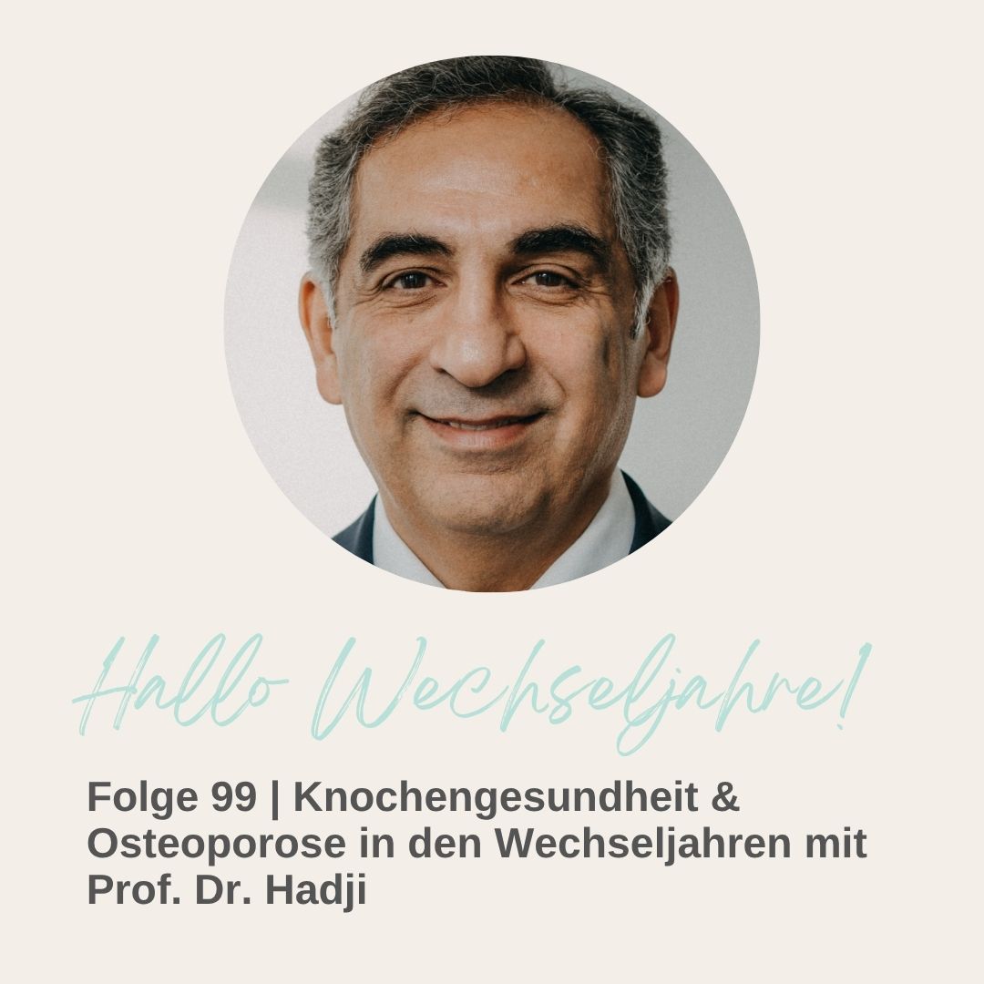 Mehr über den Artikel erfahren Folge 99 | Knochengesundheit & Osteoporose in den Wechseljahren mit Prof. Dr. Hadji