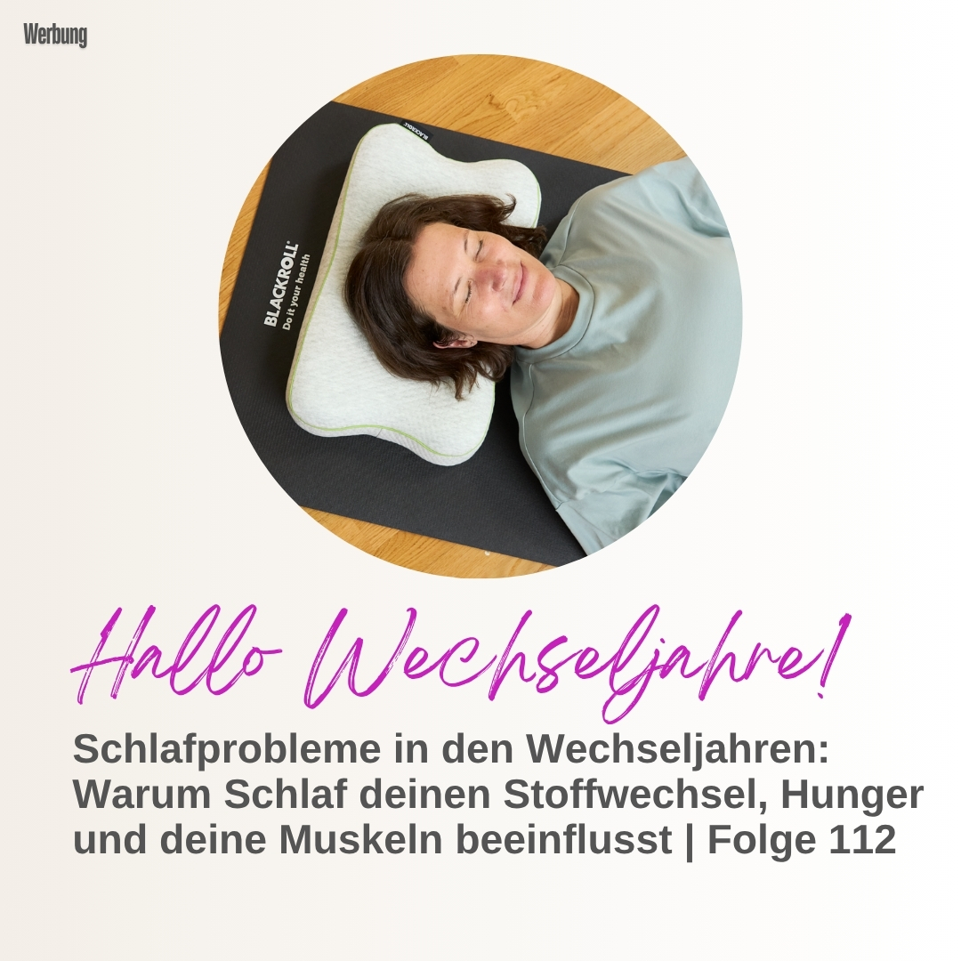 Mehr über den Artikel erfahren Schlafprobleme in den Wechseljahren: Warum Schlaf deinen Stoffwechsel, Hunger und deine Muskeln beeinflusst | 112